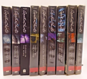 Agatha Christie. Collection of 9 Hercule Poirot  Paperbacks           C123 O557 - Picture 1 of 11