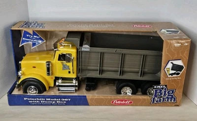 Ertl Big Farm Peterbilt Model 367 w/ Dump Box Plastic Truck 46209 Toy NEW - Image 1 of 4
