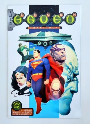 JLA Haven Arrival (2001) DC Comics TPB novela gráfica una sola toma primera impresión fina  Foto 1 de 4