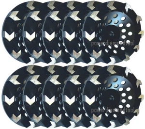 Ruota Coppa Diamante 10Pk-5"" SEGMENTO FRECCIA MASTICE CALCESTRUZZO RETTIFICA 5/8""-11**BEST - Foto 1 di 3