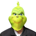 Masquerade Halloween Latex Creepy Grinch Mask Prank party Cosplay Costumes Props