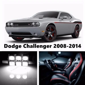 14pcs LED Xenon White Light Interior Package Kit for Dodge Challenger 2008-2016 - Picture 1 of 10