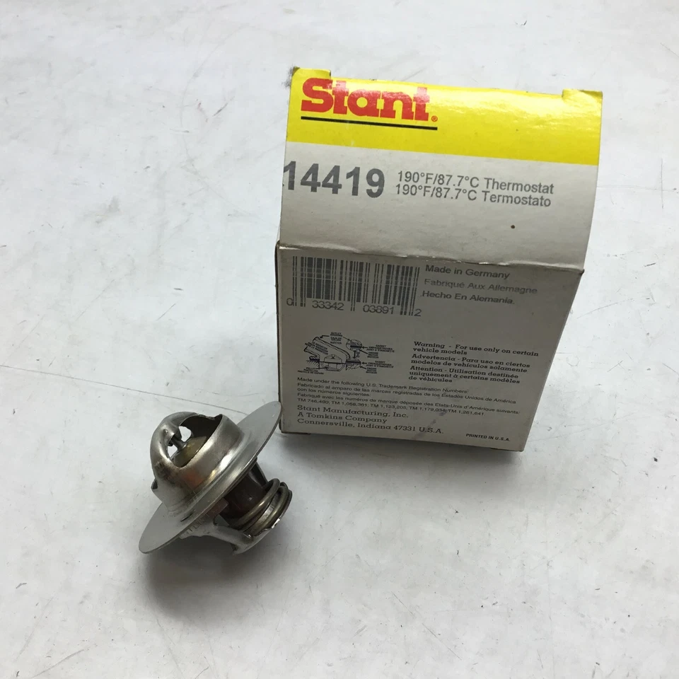 Engine Coolant Thermostat-OE Type thermostat Stant 14419 - Image 1 of 1