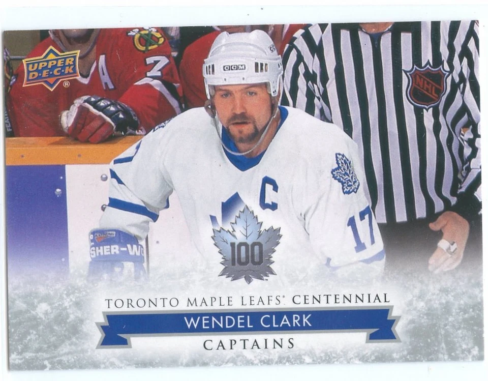 2017 UPPER DECK TORONTO MAPLE LEAFS CENTENNIAL SP #107 WENDEL CLARK *50075 - Image 1 of 1