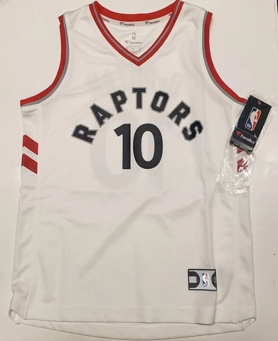 Fanatics Youth Size Medium DeMar DeRozan Toronto Raptors Boys Jersey White Cover