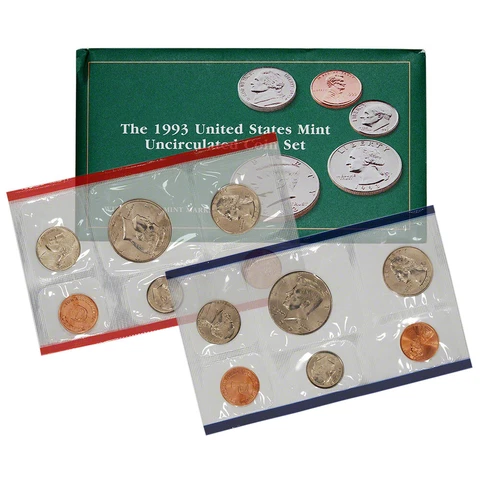 1993 United States Mint Uncirculated Coin Set (U93) Cover