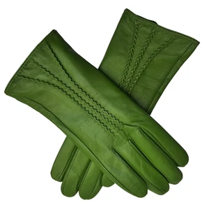 New Ladies Womens Premium Quality Genuine Super Soft Leather Gloves Fully Lined - Picture 1 of 208