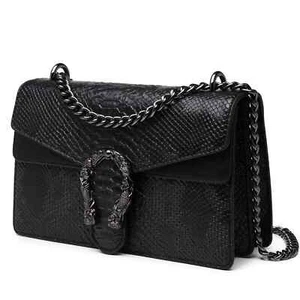 MYHOZEE Crossbody Bags for Women - Snake Printed Clutch Purses Leather Should... - Picture 1 of 6
