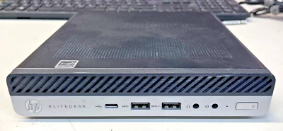 HP EliteDesk 800 G4 65W DM Mini PC - i5-8500 - 8GB RAM  - 240GB SSD (OFFERS OK) - Image 1 of 4
