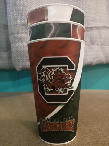 Set 3 Capital Cups USC  GAMECOCKS Holographic Cups Cover