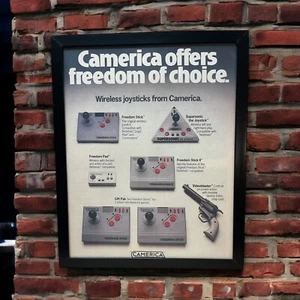 Camerica Videoblaster Gun Controller & Others Framed Original Printed Ad - Picture 1 of 6