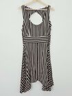 FLEUR WOOD Fleurette Womens Size 14 Striped Dress NEW + TAGS RRP$159