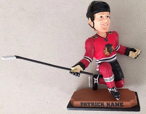 Patrick Kane Chicago Blackhawks Real Jersey Bobblehead NHL Cover