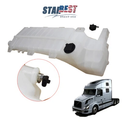 For Volvo VNL Truck Mack CHU CXN CXU 2008-17 Coolant Reservoir w/ Cap & Sensor Foto 1 de 4