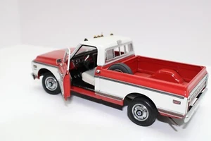 1972 CHEVROLET CHEYENNE PICKUP 1/24 SCALE DIECAST BY DANBURY MINT ORANGE/WHITE - Picture 1 of 18
