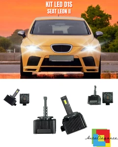 ⭐LAMPADE ANABBAGLIANTI D1S KIT LED 6000K ADATTO PER SEAT LEON II⭐ - Imagen 1 de 7