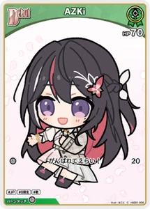 JUEGO DE CARTAS Hololive hSD01-008 AZKi C Start mack Tokino Sora y AZKi - Imagen 1 de 2