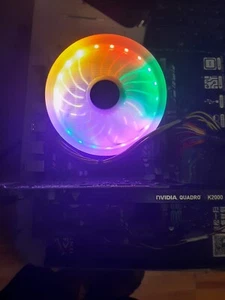 X58 MOTHERBOARD WITH i7 CPU + RGB CPU COOLER AND I/O SHIELD - Picture 1 of 4