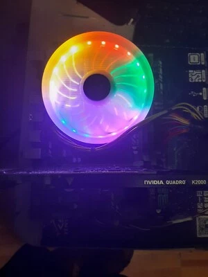 X58 MOTHERBOARD WITH i7 CPU + RGB CPU COOLER AND I/O SHIELD - Image 1 of 4