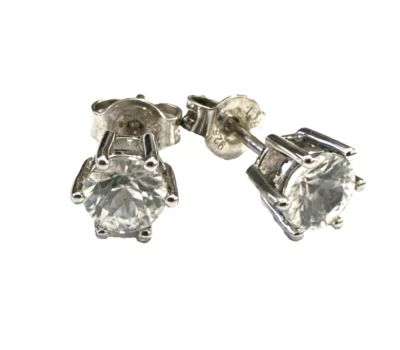 Songni d'oro BCI Ohrstecker mit klarem Zirkon 925 er Silber Bernhard Conradt - Bild 1 von 4