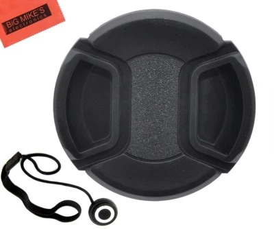 49mm Snap-On Lens Cap for Canon, Nikon, Olympus, Panasonic, Pentax, Sony, Sigma - Image 1 of 4
