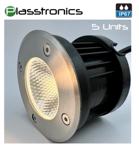 5X 5W 12V AC DC Outdoor Inground Up Light Garden Path Underground IP67 uplights - Picture 1 of 10