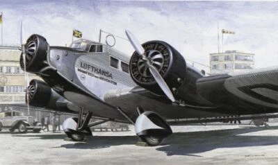 KIT MODELLINO AEREO STATICO ITALERI JU 52 CIVILIAN MODELLISMO SCALA 1:72 - Immagine 1 di 4