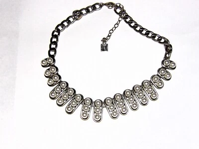Collar Dannijo plata perlas Foto 1 de 2