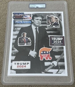 President Donald Trump Signed Autographed 8x10 1990’s Photo PSA/DNA Encapsulated - Picture 1 of 1