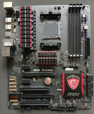 MSI 970 Gaming (MS-7693) Ver. 4.2, scheda madre ATX AMD socket AM3+ (2511) - Immagine 1 di 4