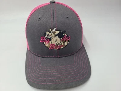 Gorra Big Ass Beer Wildwood Florida Malla Camionero Snapback Hombres Mujeres Gris Rosa Foto 1 de 4