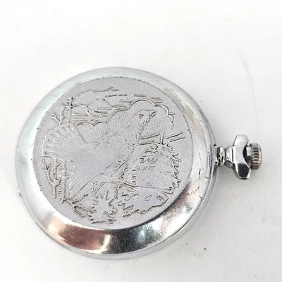 Vintage CASE Birdie Pocket Watch USSR MOLNIJA SOVIET Watch Parts - Image 1 of 4