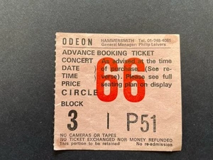 The Alarm Ticket 1985 - Picture 1 of 2