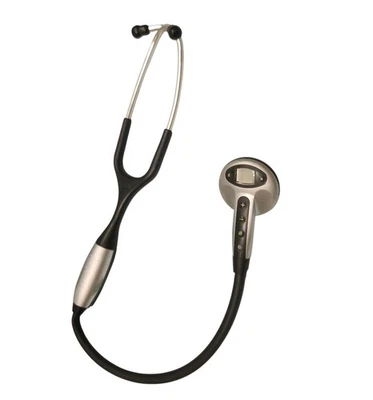 Estetoscopio electrónico 3M Littmann modelo 4000 negro y plateado  Foto 1 de 4