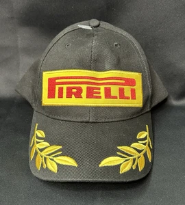Vintage Pirelli Racing Streetwear-Stil verstellbar schwarz Baseballkappe Mütze neu - Bild 1 von 9