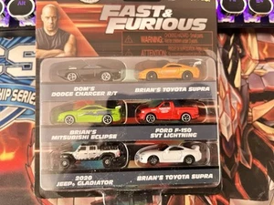 Jada Nano Hollywood Rides Fast & Furious 6 Pack Supra Eclipse Lightning Charger - Picture 1 of 3