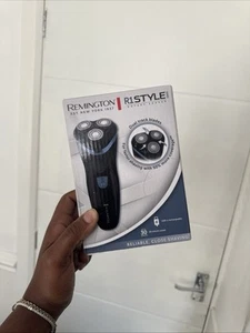 Remington R1 Style Series Mens Rotary Shaver Dry Use 30min Runtime, Black- R1000 - Picture 1 of 4