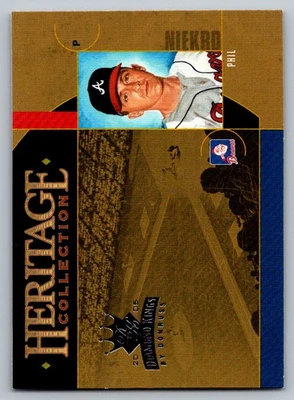 2005 Diamond Kings Heritage Collection  Phil Niekro HC21 - Image 1 of 2