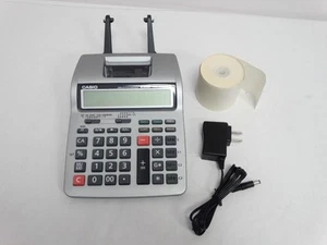 Casio Printing Calculator Mini Desktop HR-100TM W/ AC Adapter & Paper - Tested - Picture 1 of 8