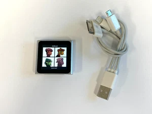 Apple iPod nano 6ta generación plateado 8 GB multitáctil/clip MC525LL/A - Imagen 1 de 10
