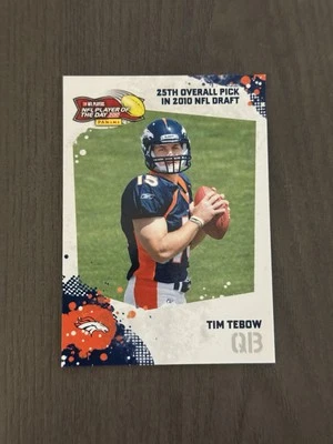 2010 Panini NFL Player of the Day /100 #POD-TT1 TIM TEBOW Rookie Card RC RARE SP - Image 1 of 4