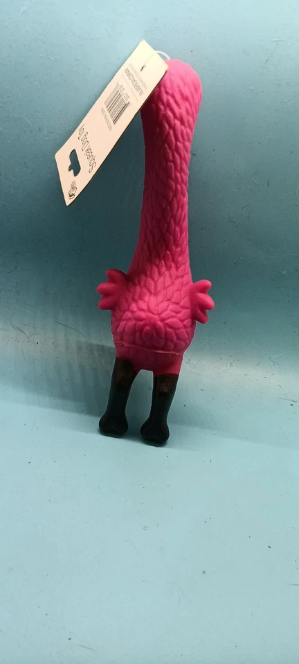 small medium dogs toys Blue Squeaky Bird Dog toy for  8" x 3"    - Image 1 of 3