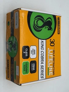 KwikSafety COBRA 30' Linea di Vita Autoretraente, Cavo in Acciaio Senza Groviglio, ANSI - Foto 1 di 7