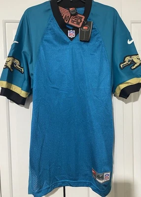 VINTAGE Nike Jacksonville Jaguars Jersey Mens Teal 44 Blank BNWT - Image 1 of 4
