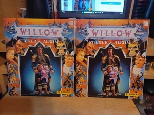 1988 Panini Willow Sticker Album Vintage Fantasy Art Disney, Stickers R Used X2 - Picture 1 of 5