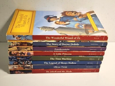 Lot of 8 Junior Classics for Young Readers Paperback Books MIX LOT - Image 1 of 4