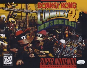 David Wise Signed 8x10 Donkey Kong Country 2 Photo Composer Autograph JSA COA - Picture 1 of 3