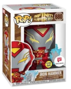 Funko Pop! Marvel Infinity Warps Iron Hammer Glow in the Dark GID Exclusive #680 - Picture 1 of 3
