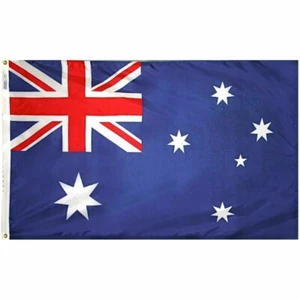 5FT Australien Drapeau Jour National Rugby SPORTS OZ Socceroos Décoration - Picture 1 of 3