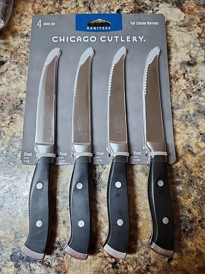 Chicago Cutlery Armitage 4.5 inch Steak Knife 8-Pack, New & Never Been Opened!
